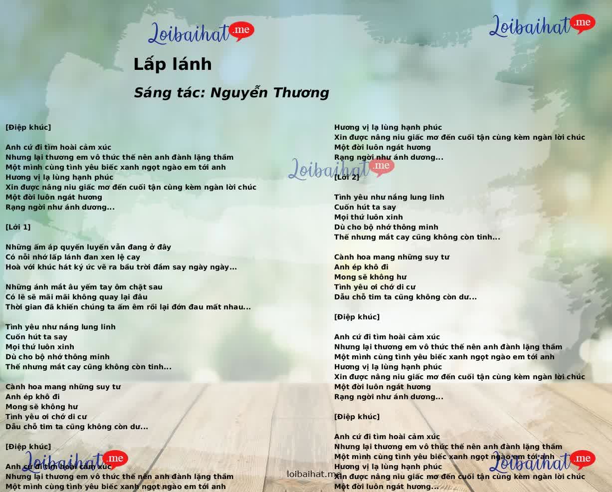 Lấp lánh