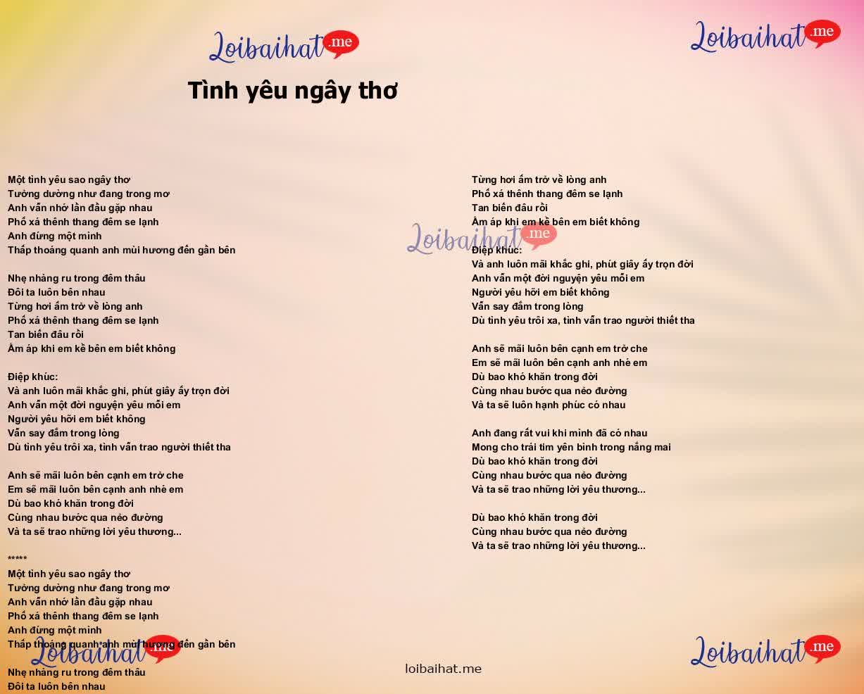 Tình yêu ngây thơ