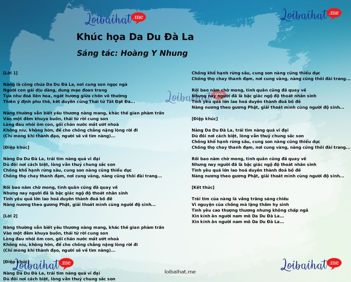 Khúc họa Da Du Đà La