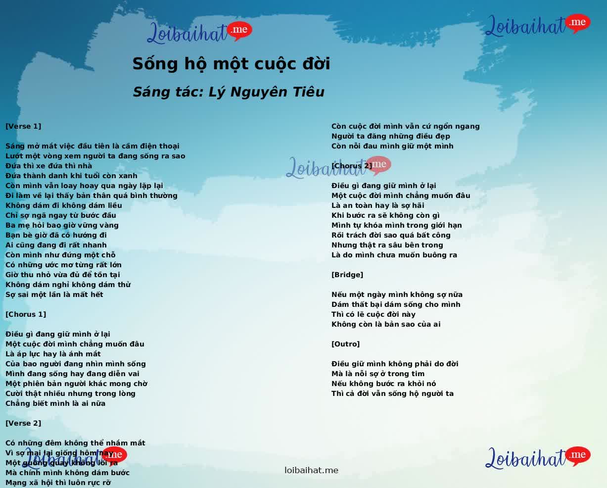 Sống hộ một cuộc đời