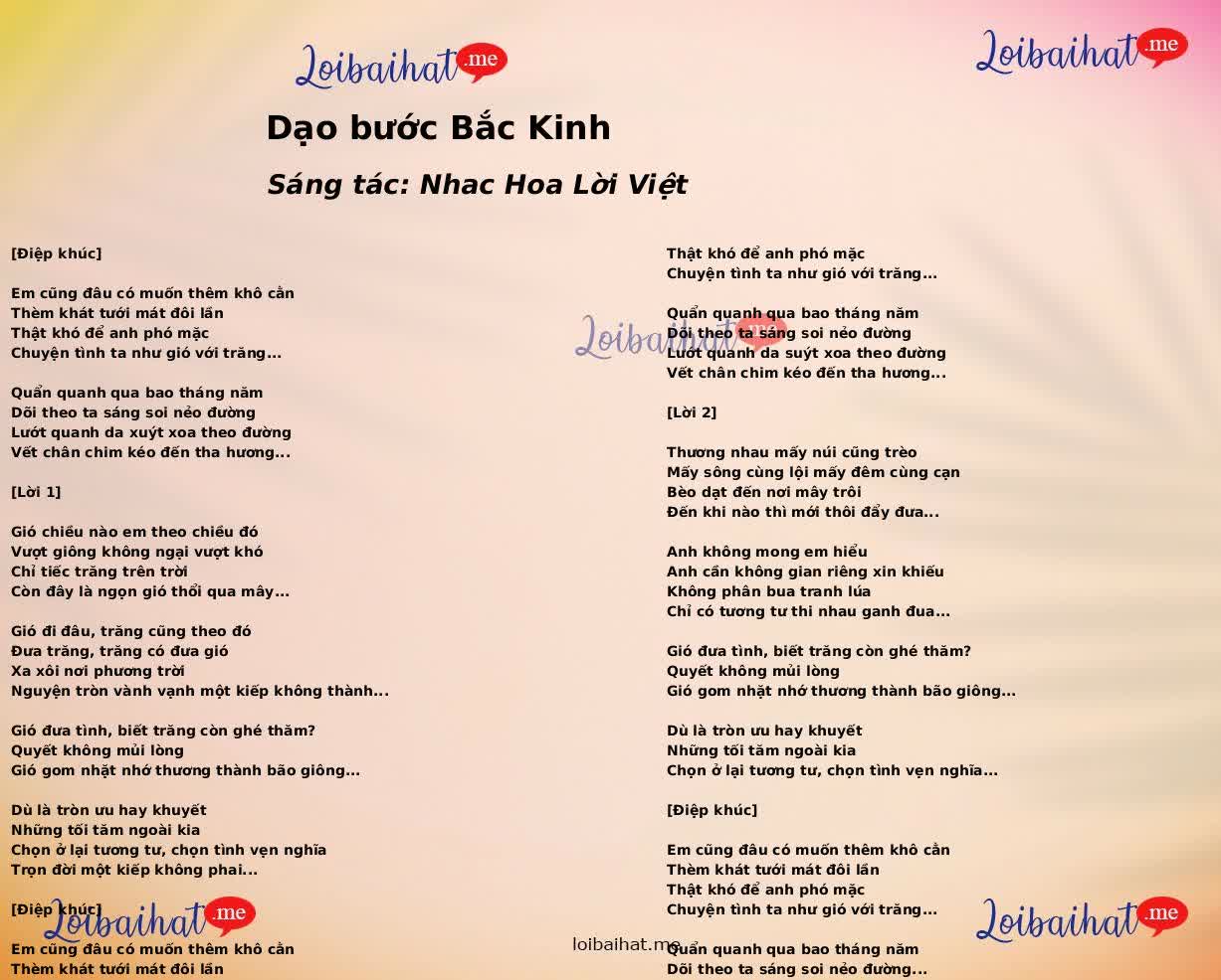 Dạo bước Bắc Kinh