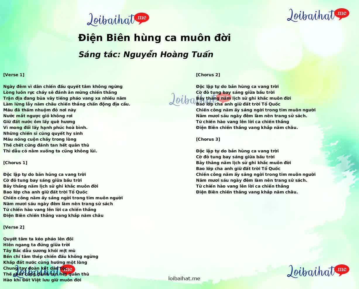 Điện Biên hùng ca muôn đời