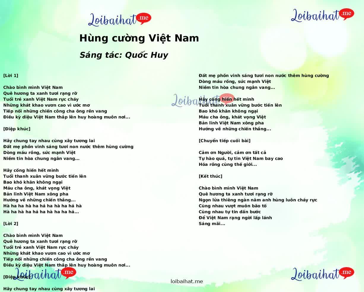 Hùng cường Việt Nam