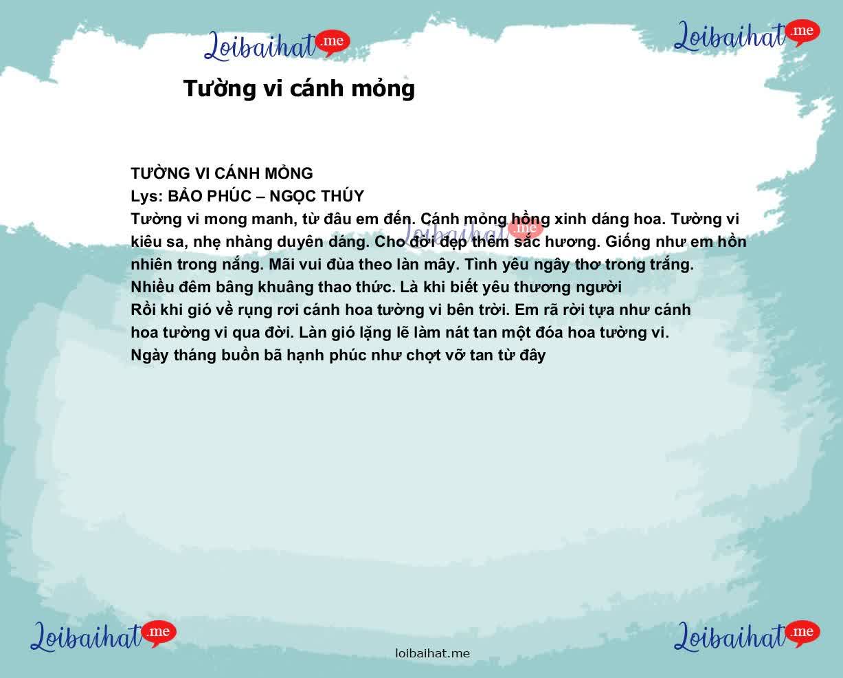 Tường vi cánh mỏng