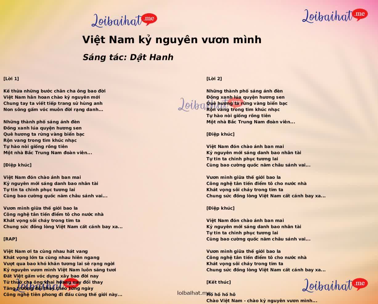 Việt Nam kỷ nguyên vươn mình