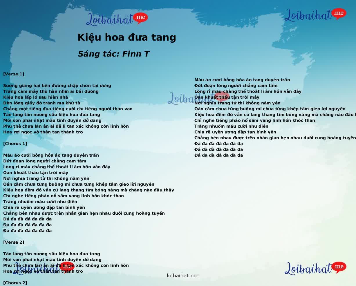 Kiệu hoa đưa tang
