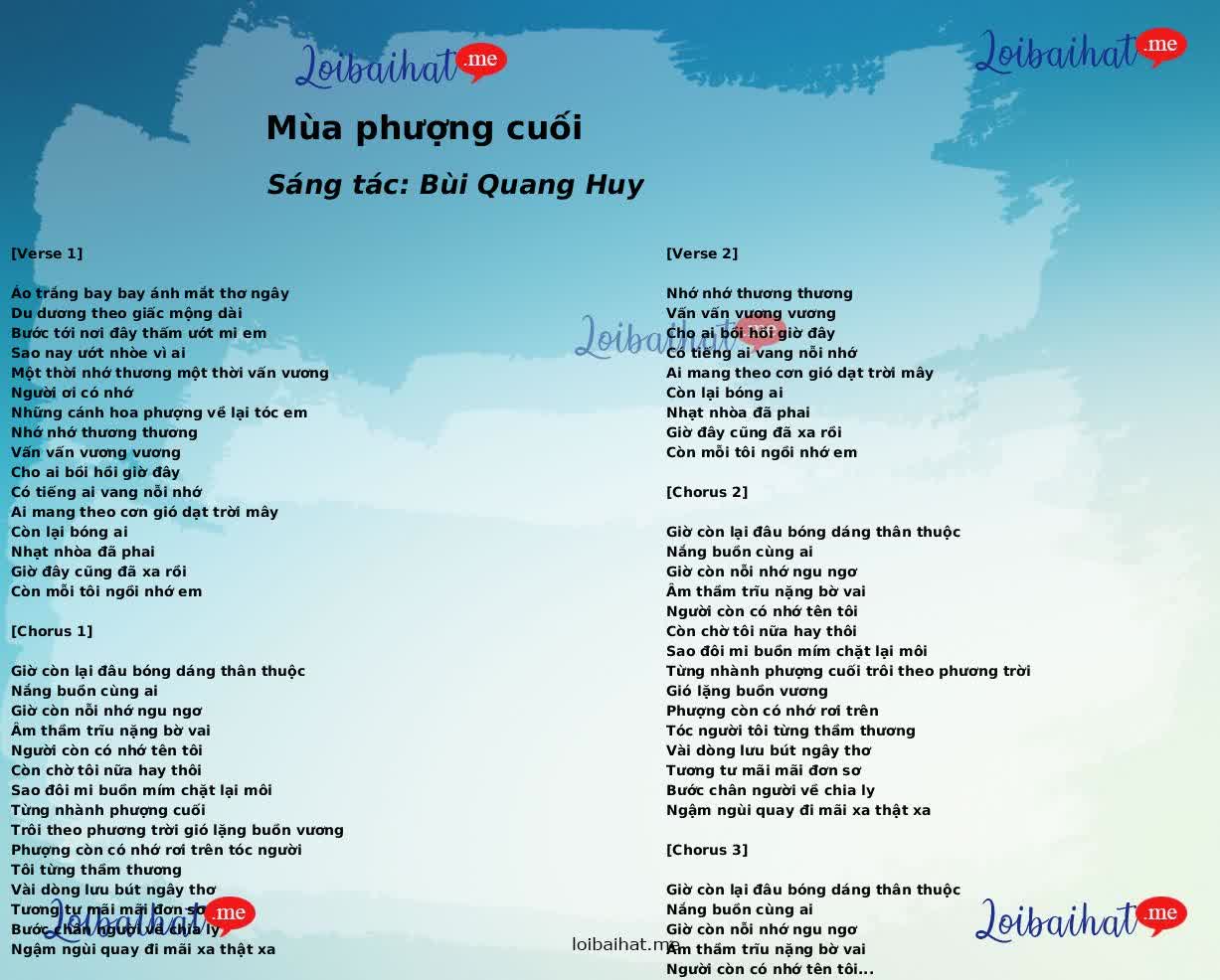 Mùa phượng cuối