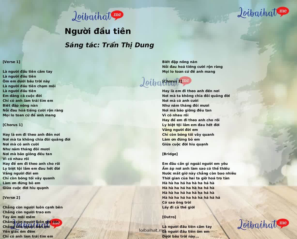 Người đầu tiên