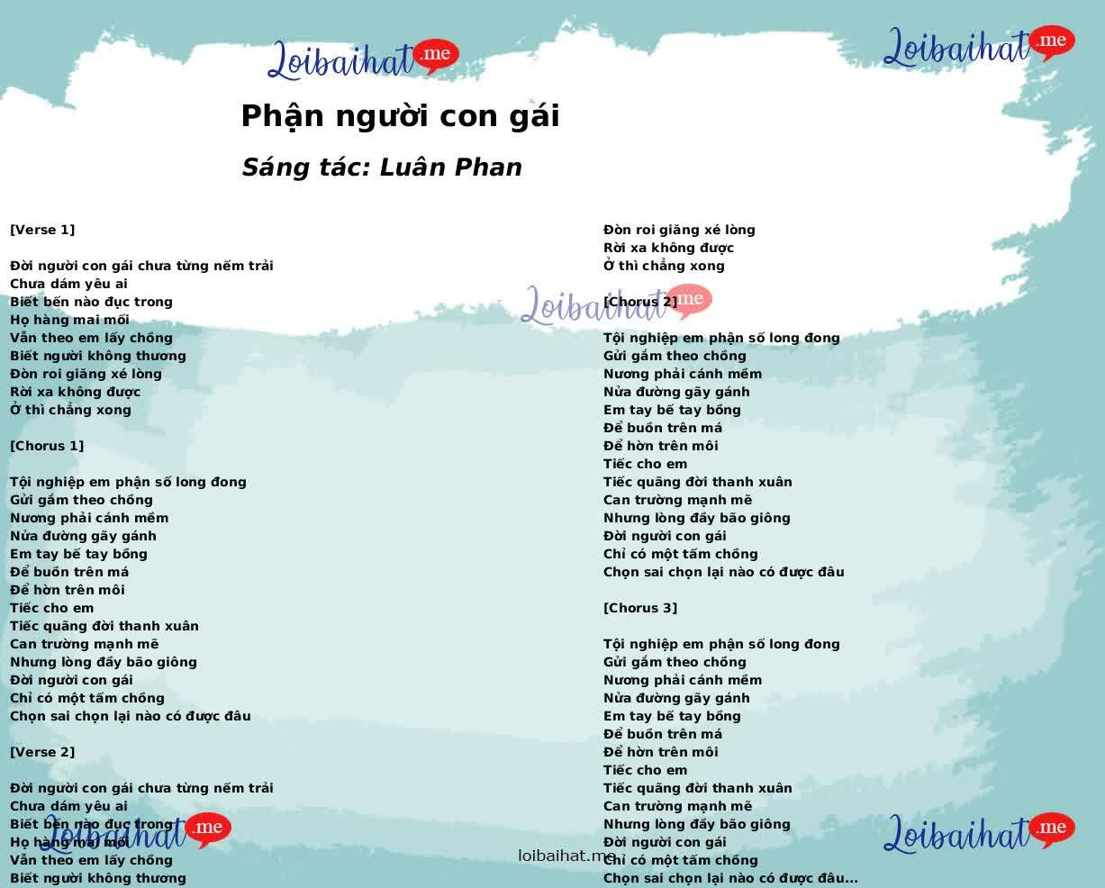 Phận người con gái