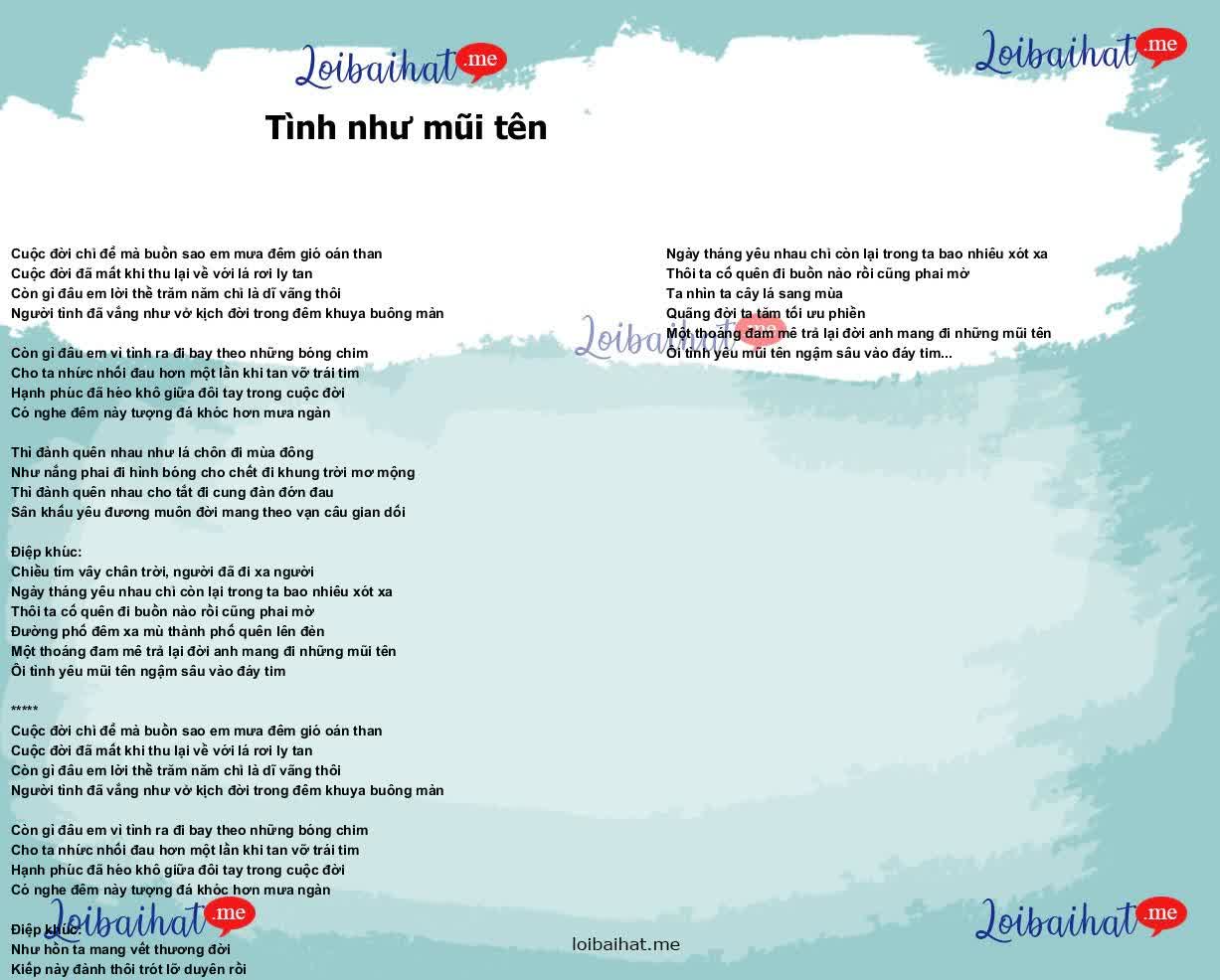 Tình như mũi tên