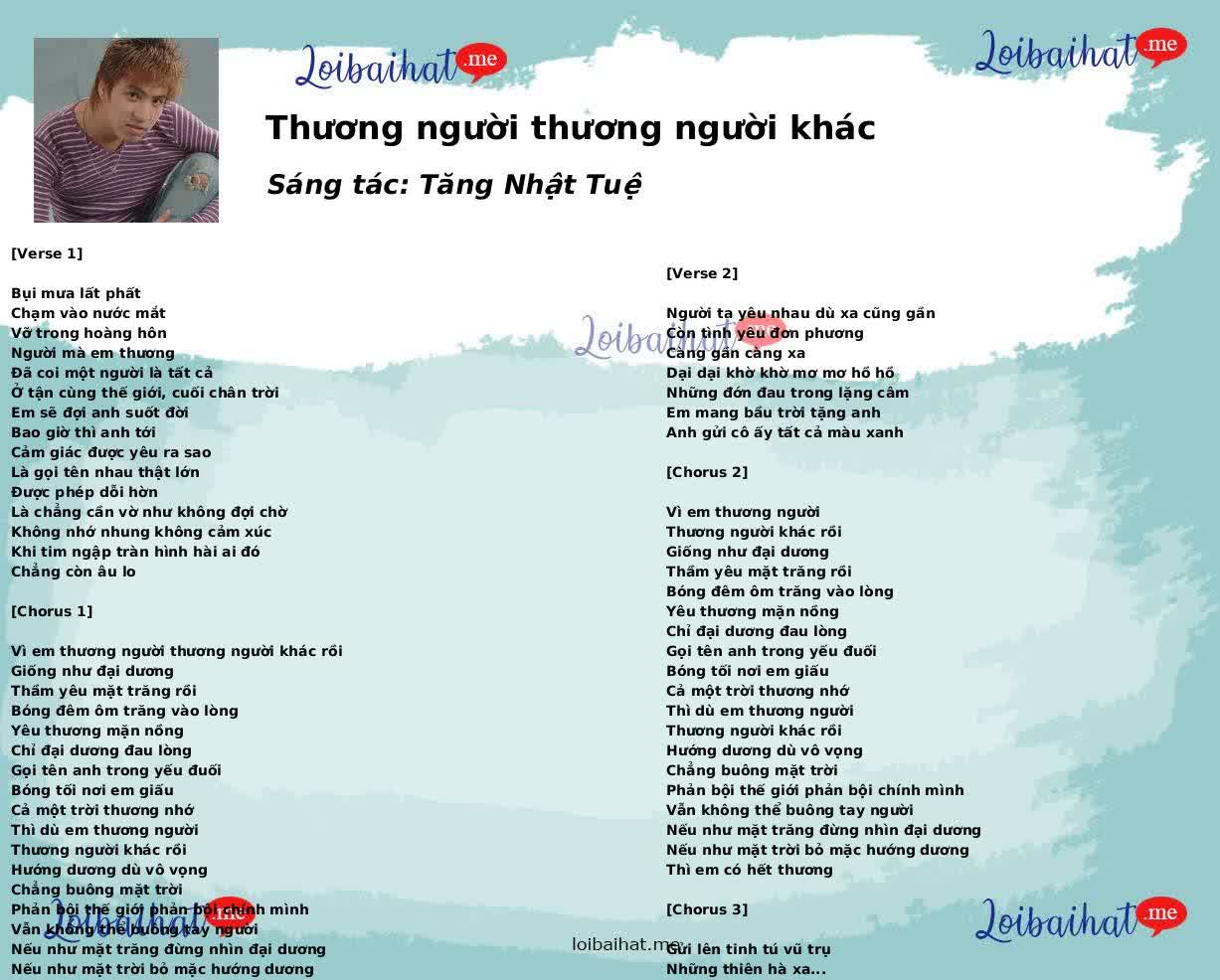 Thương người thương người khác