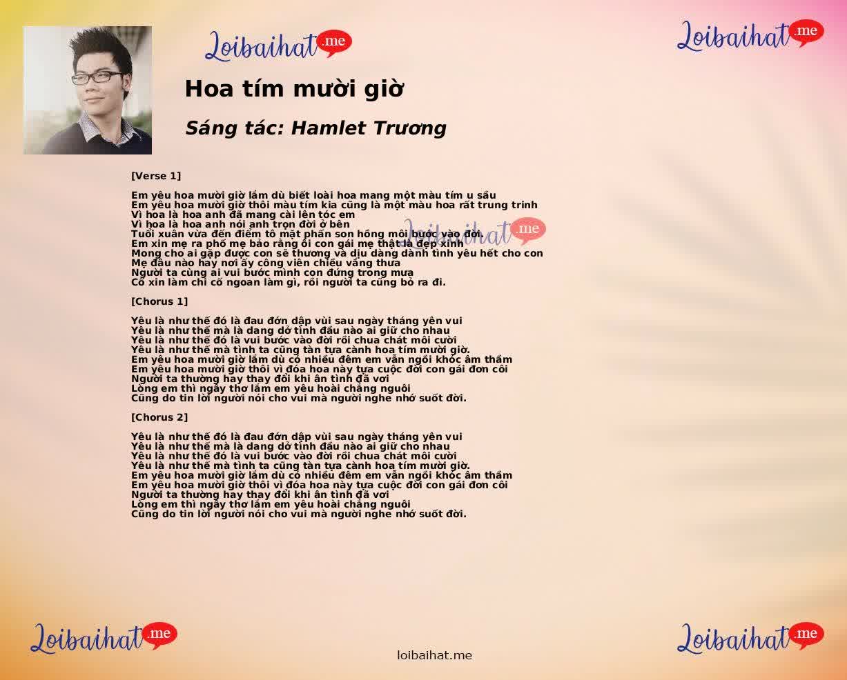 Hoa tím mười giờ