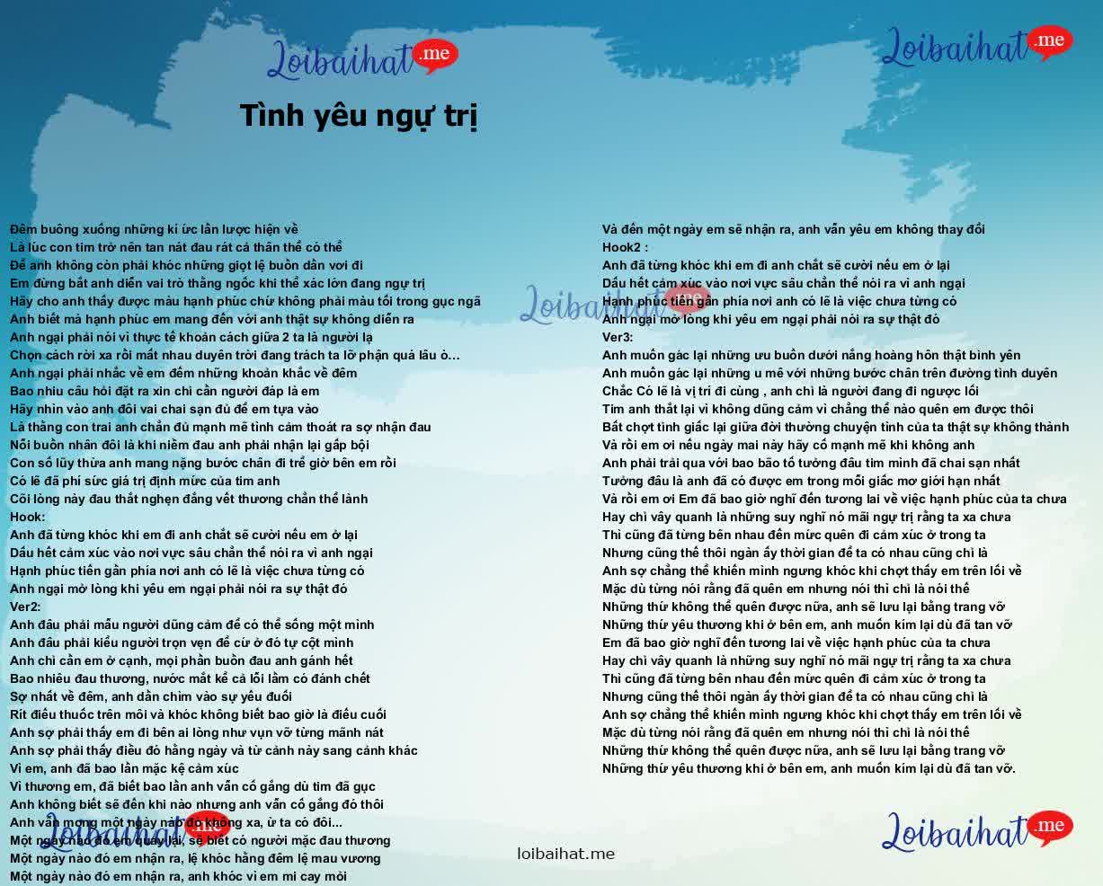 Tình yêu ngự trị