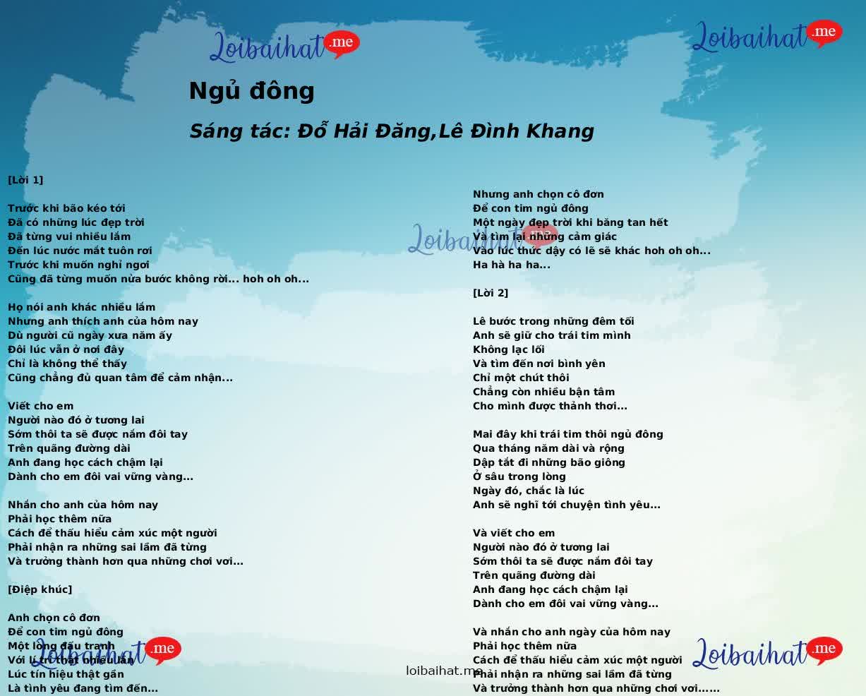 Ngủ đông