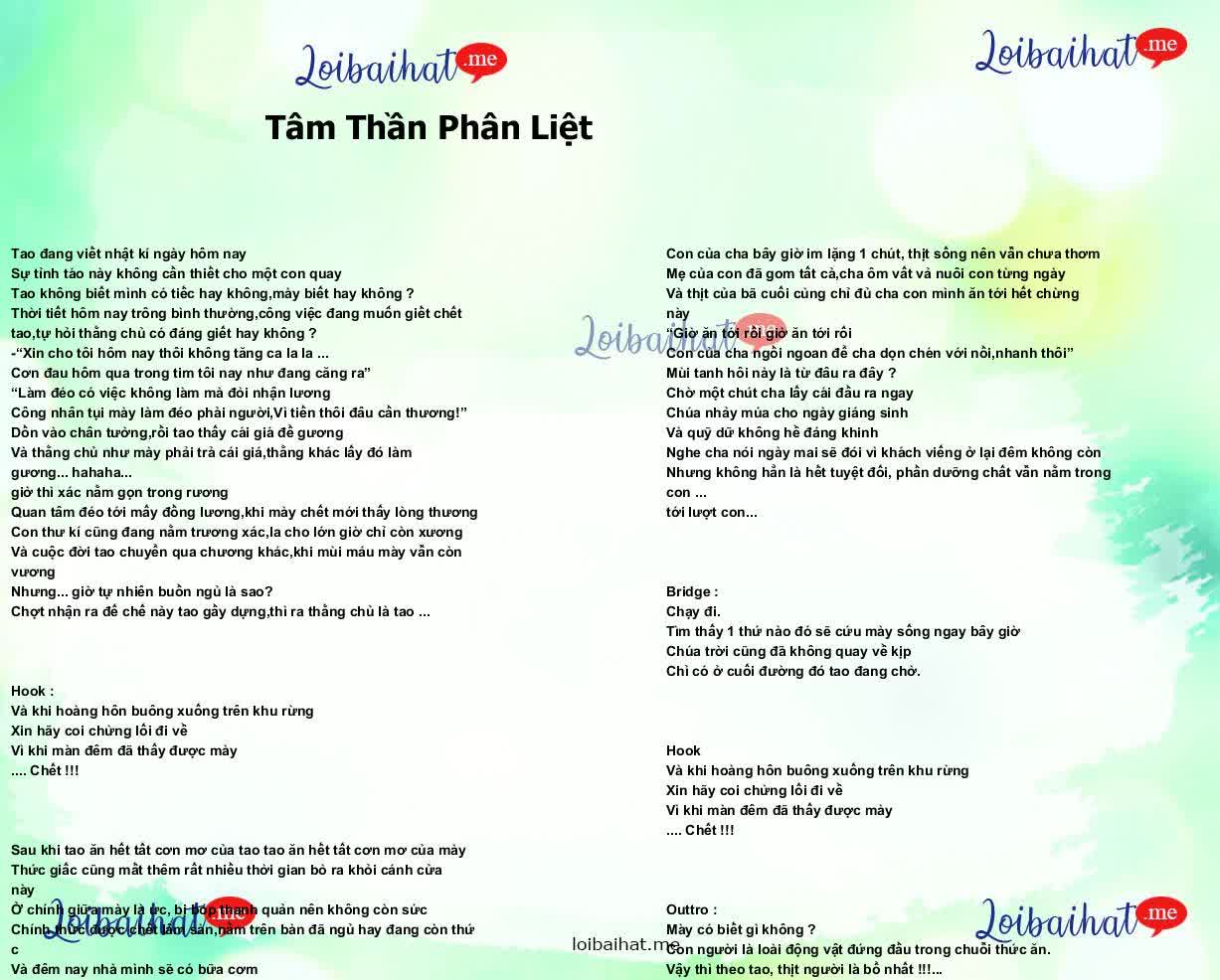 Tâm Thần Phân Liệt