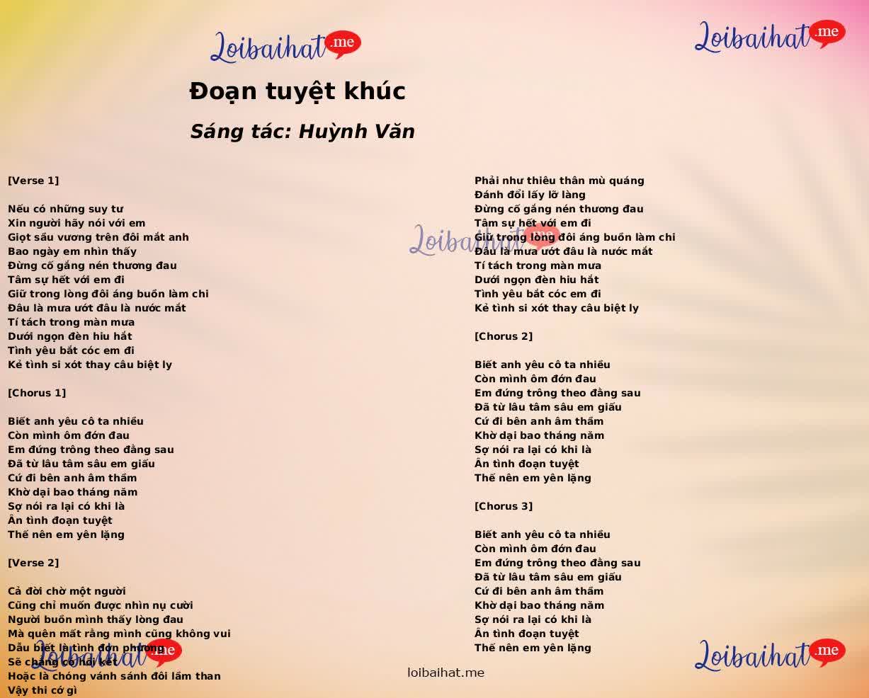 Đoạn tuyệt khúc