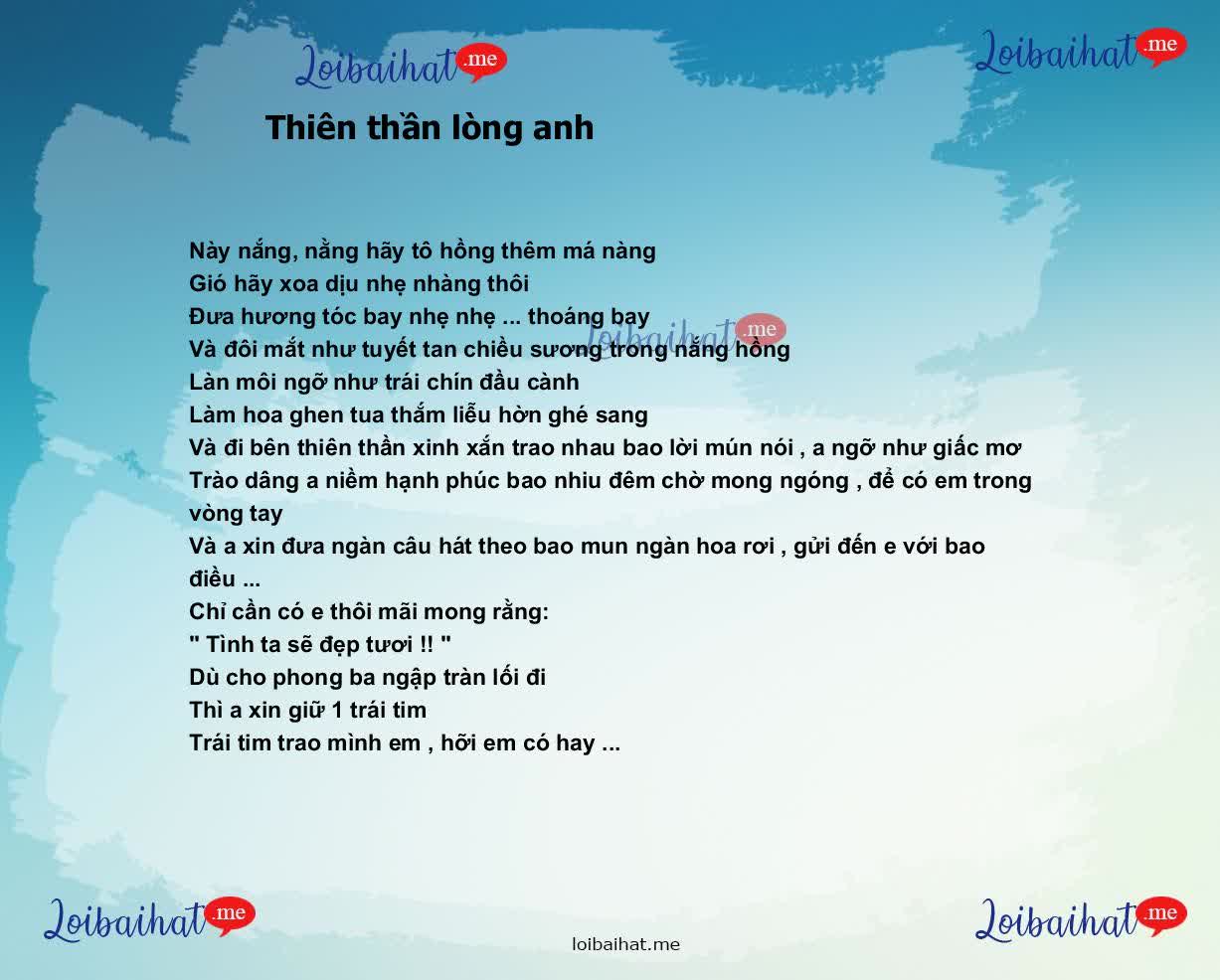 Thiên thần lòng anh