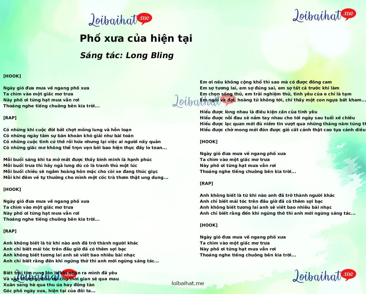 Phố xưa của hiện tại