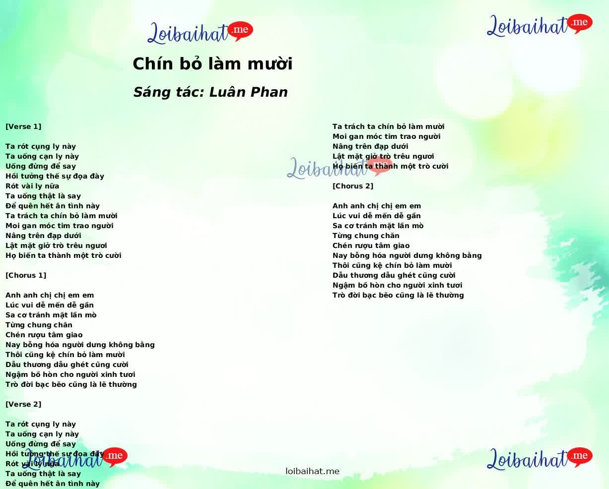 Chín bỏ làm mười