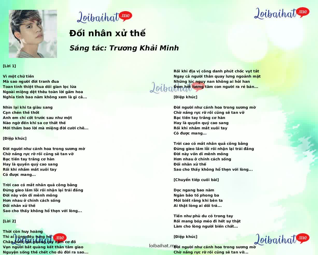 Đối nhân xử thế