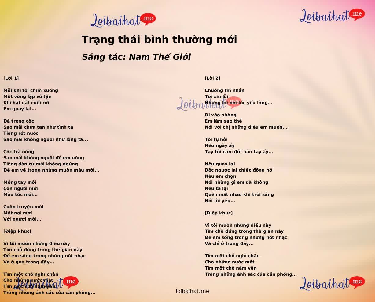 Trạng thái bình thường mới