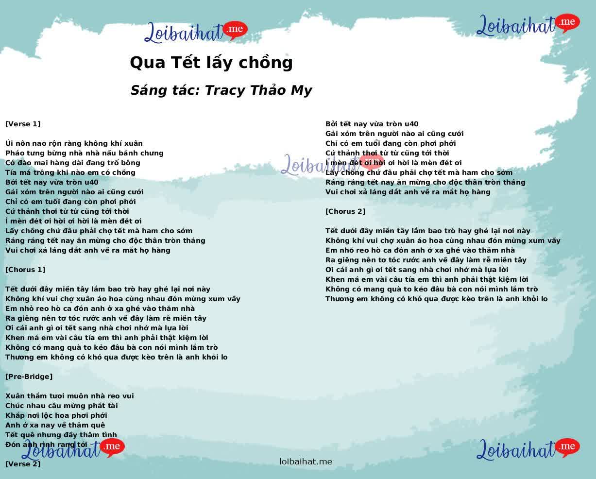 Qua Tết lấy chồng