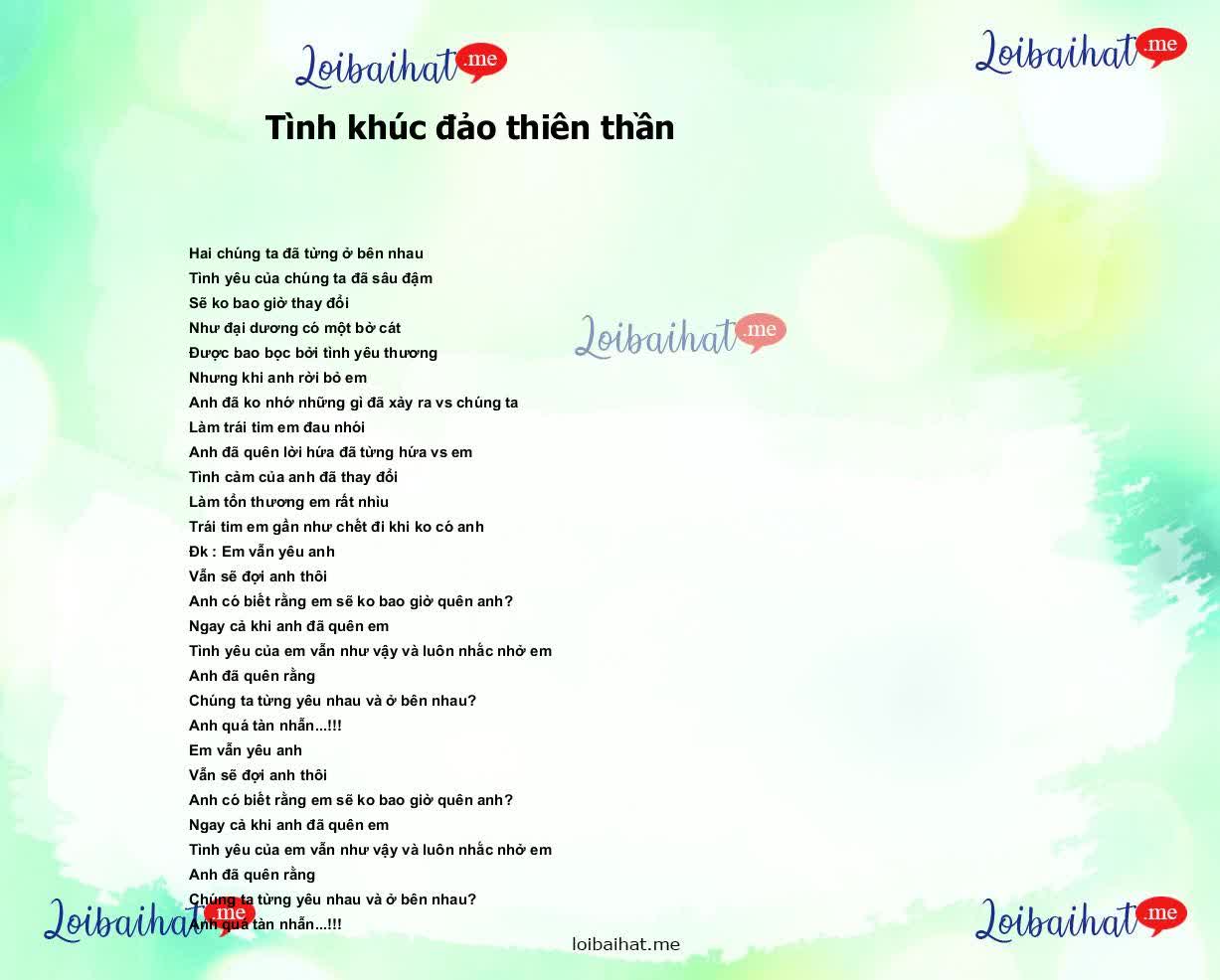Tình khúc đảo thiên thần