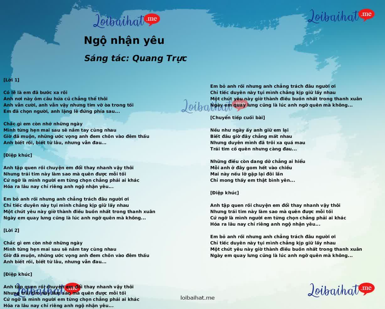Ngộ nhận yêu