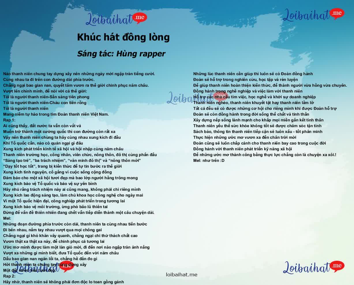 Khúc hát đồng lòng