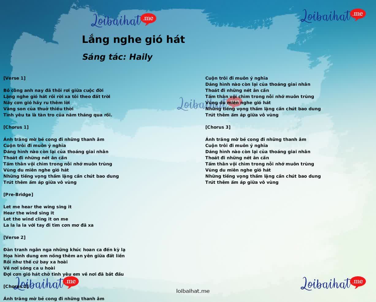 Lắng nghe gió hát