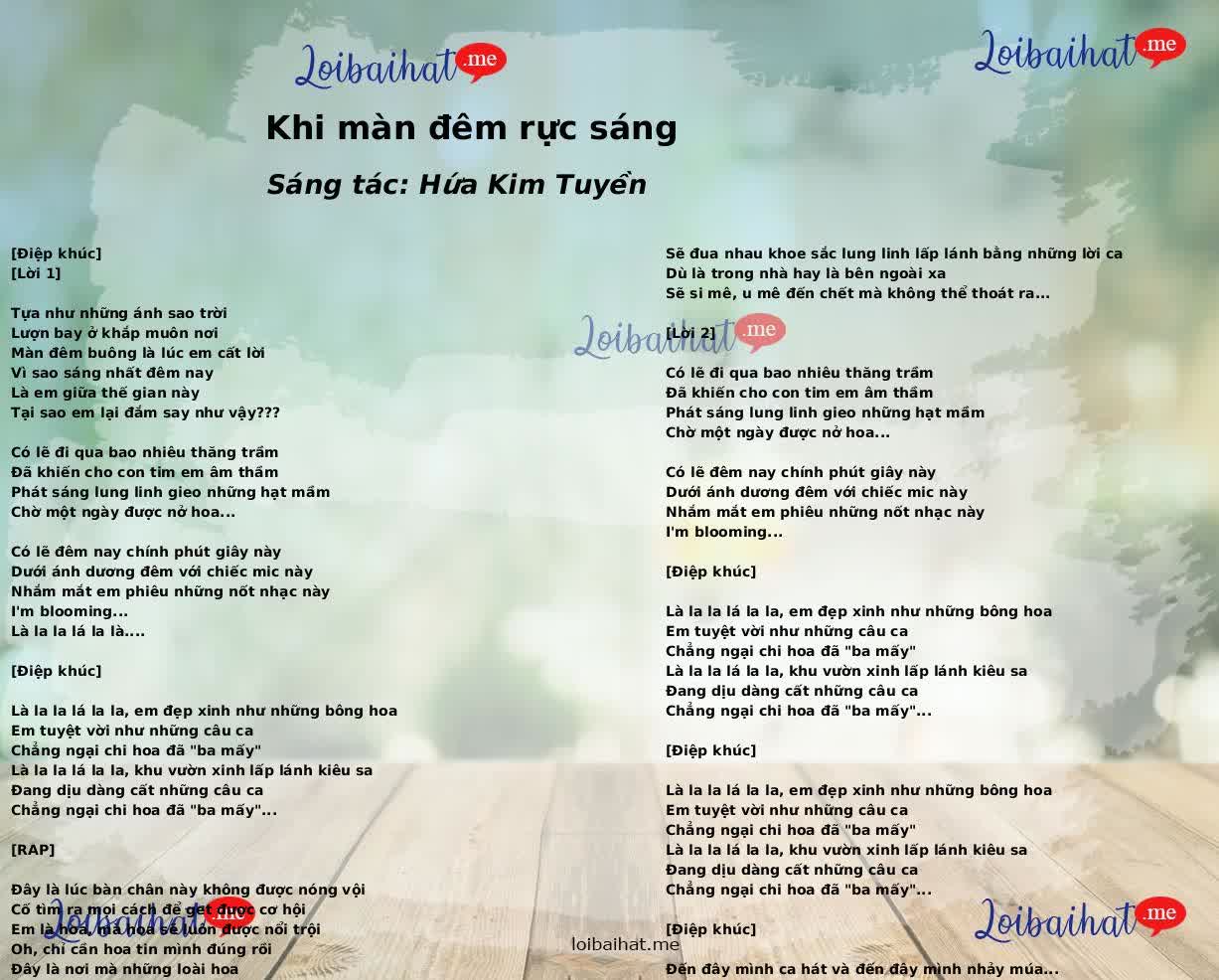 Khi màn đêm rực sáng