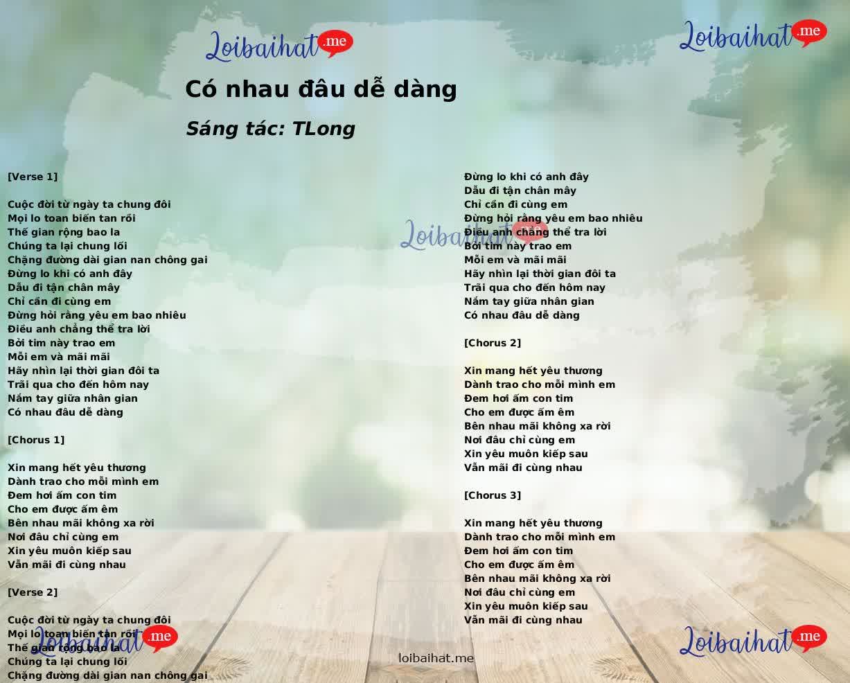 Có nhau đâu dễ dàng