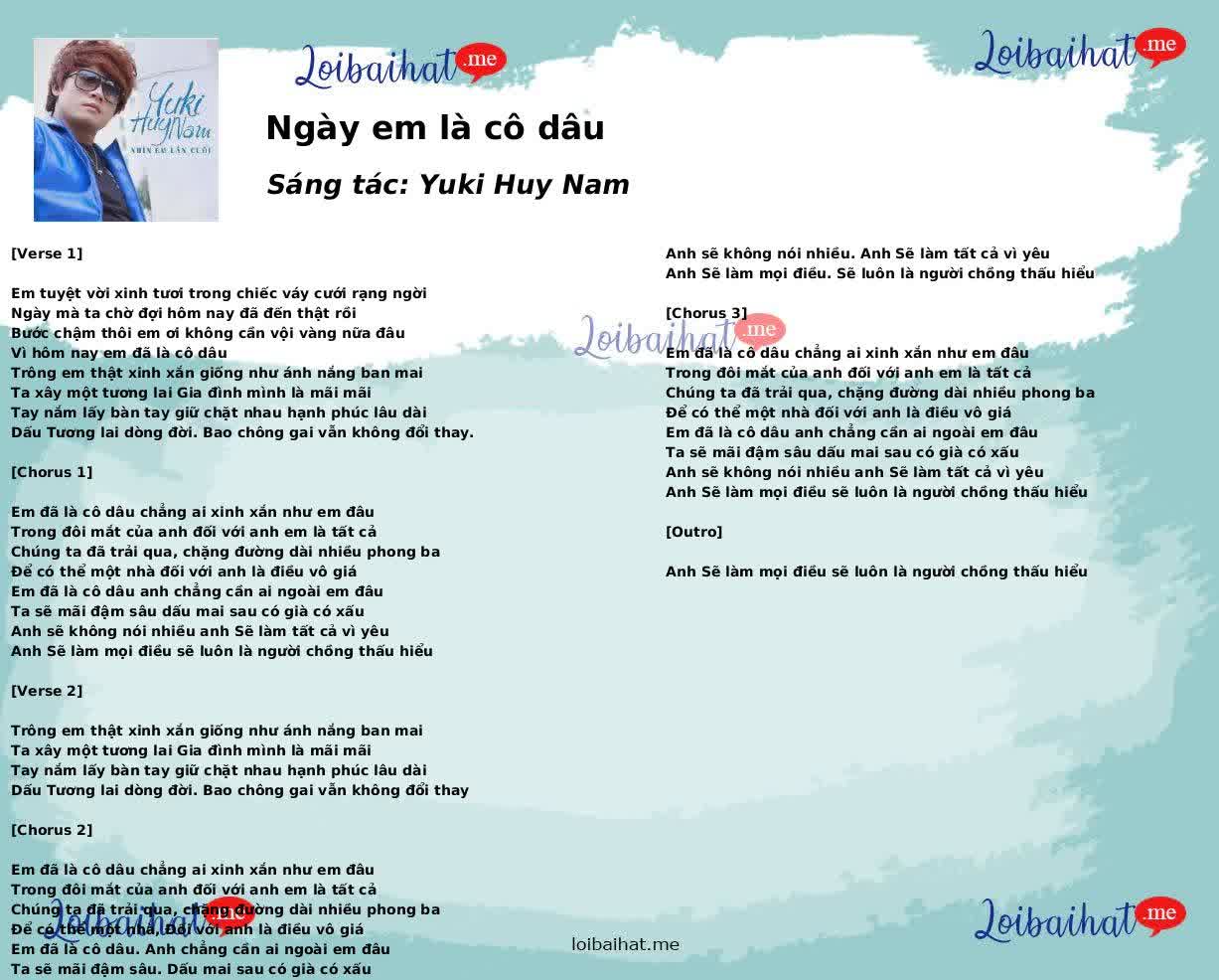 Ngày em là cô dâu