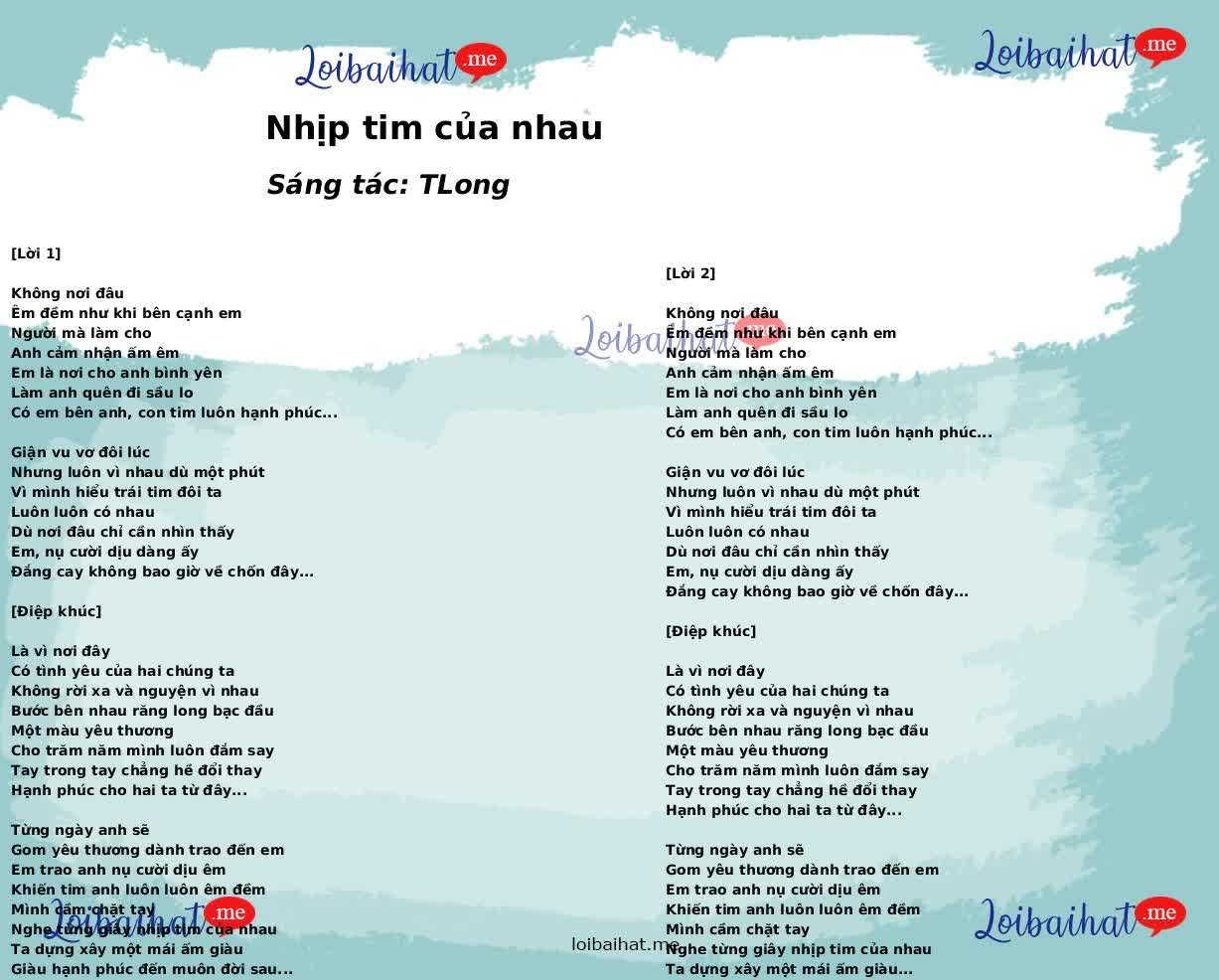 Nhịp tim của nhau