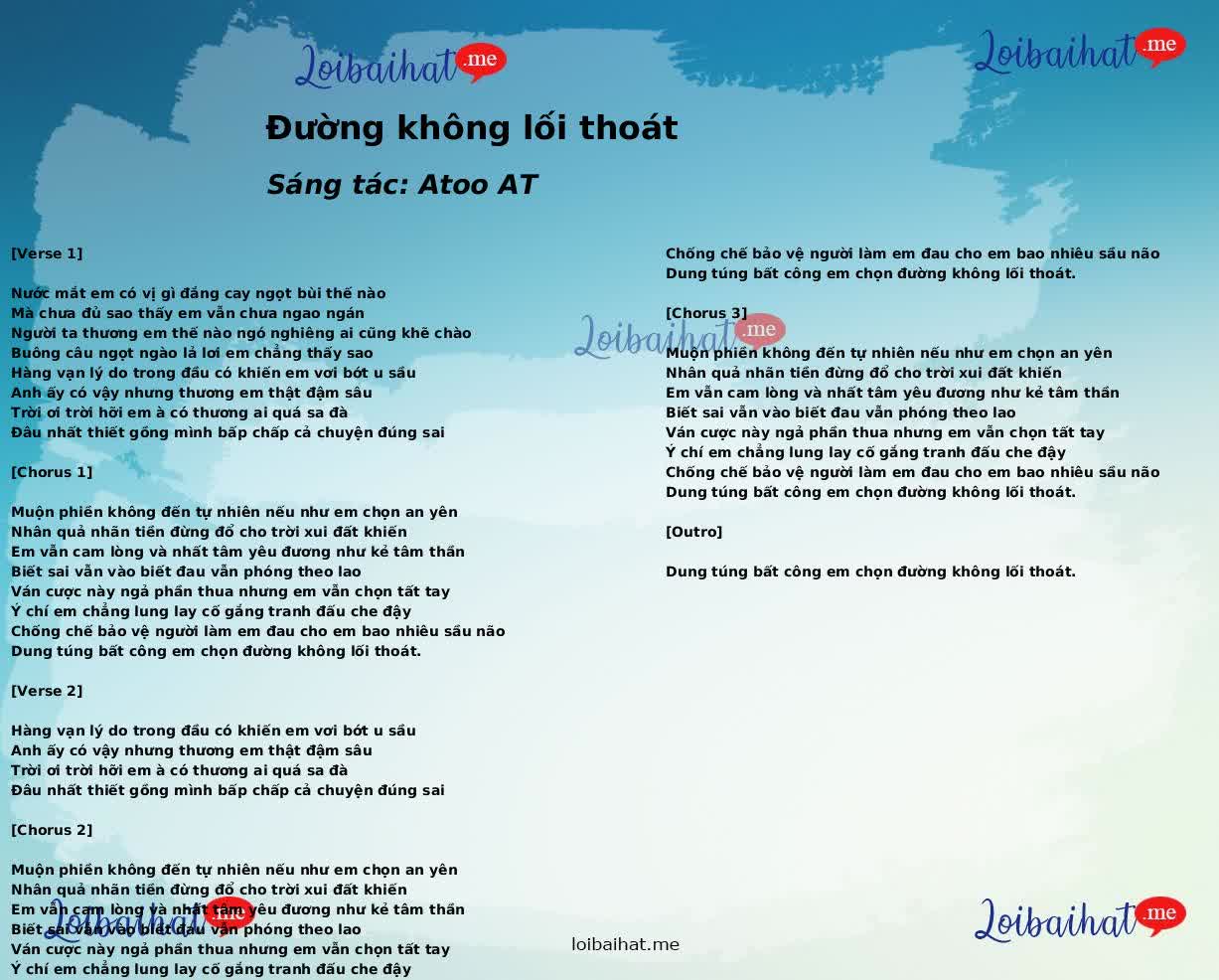 Đường không lối thoát