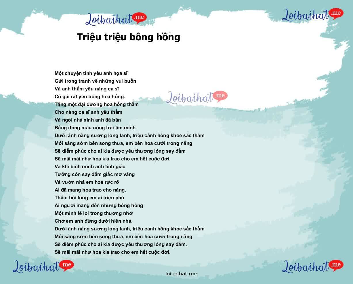 Triệu triệu bông hồng