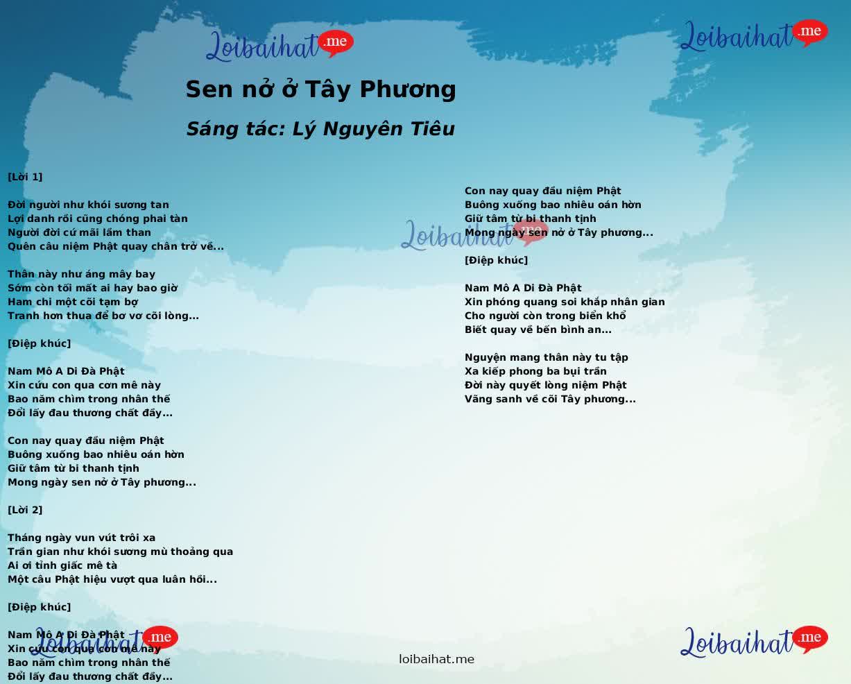 Sen nở ở Tây Phương