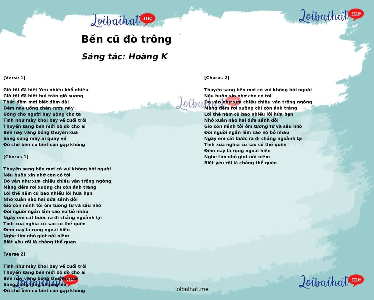 Bến cũ đò trông