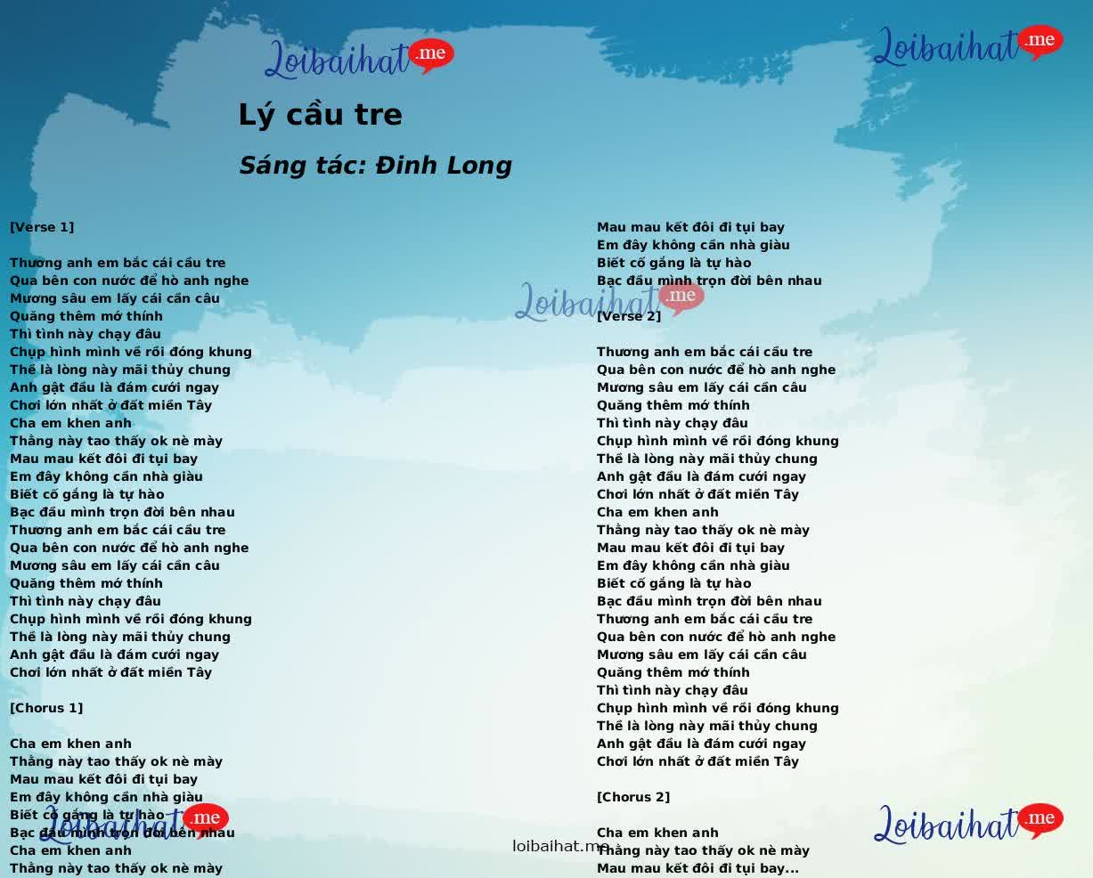 Lý cầu tre