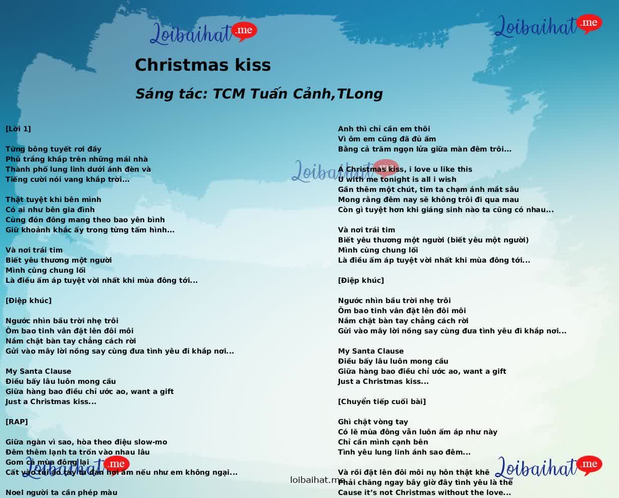 Christmas kiss