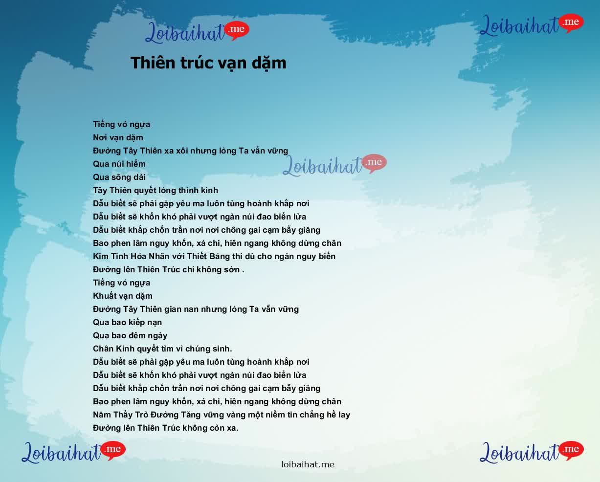 Thiên trúc vạn dặm