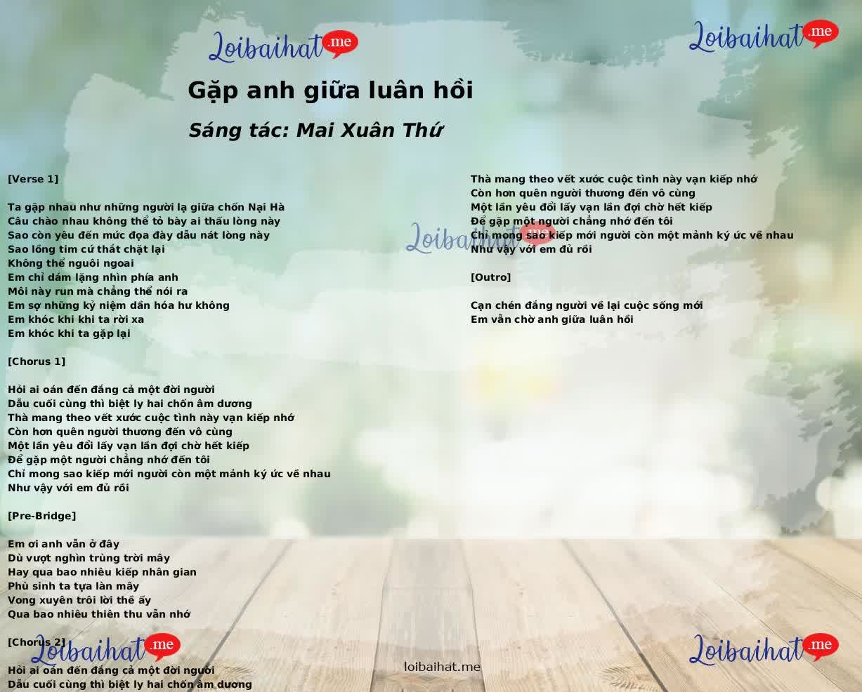 Gặp anh giữa luân hồi