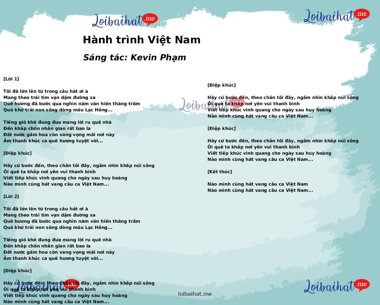 Hành trình Việt Nam