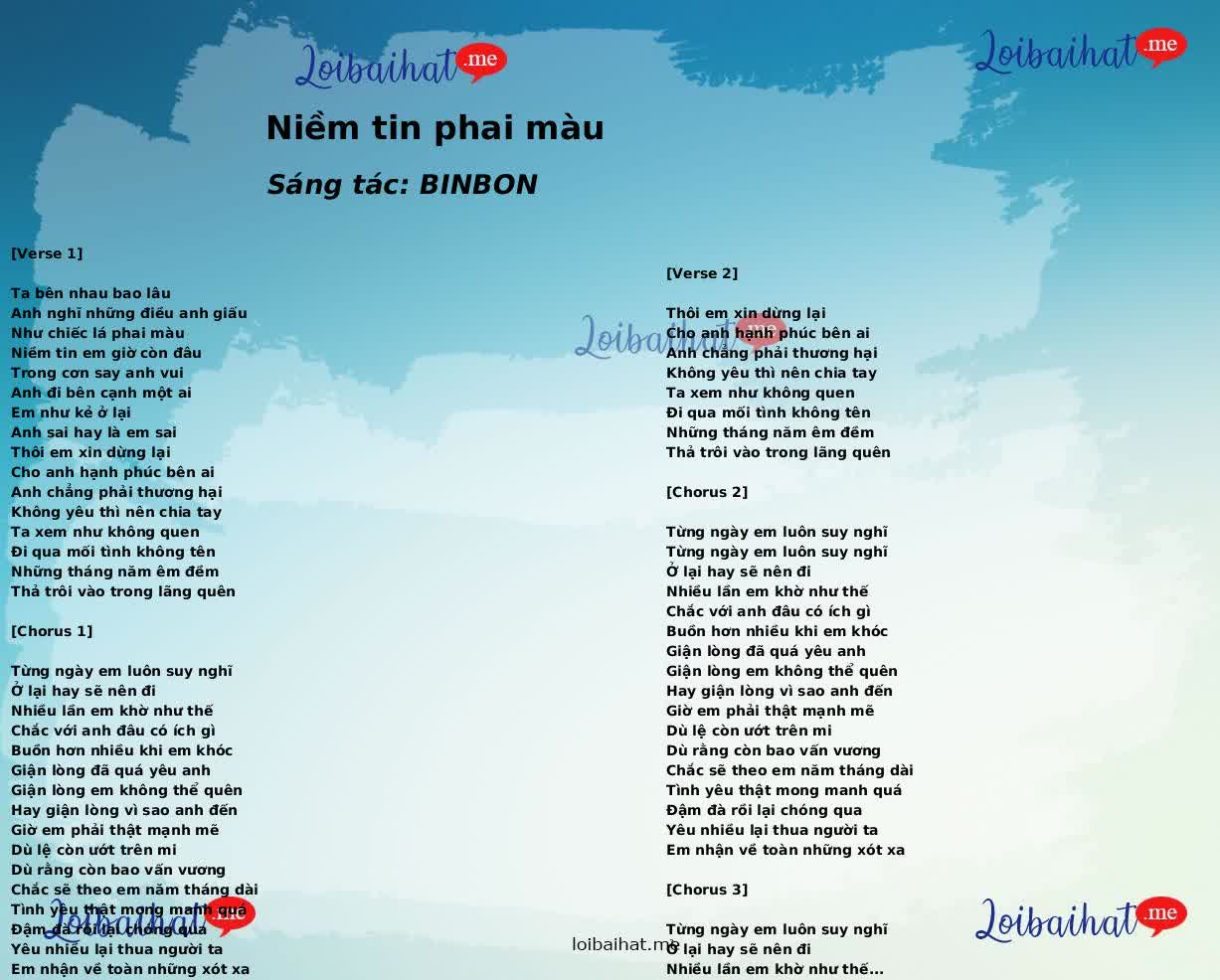 Niềm tin phai màu