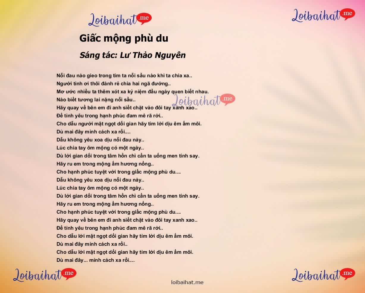 Giấc mộng phù du