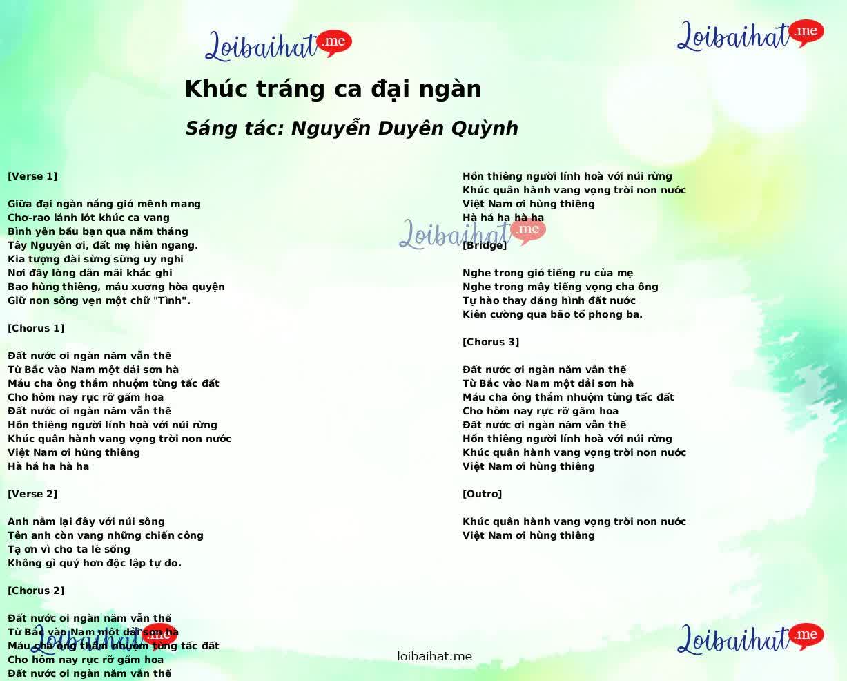 Khúc tráng ca đại ngàn