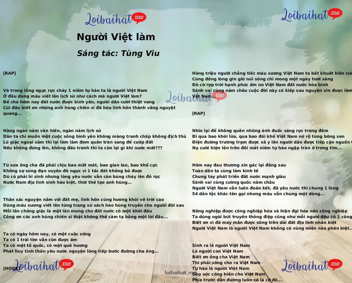 Người Việt làm