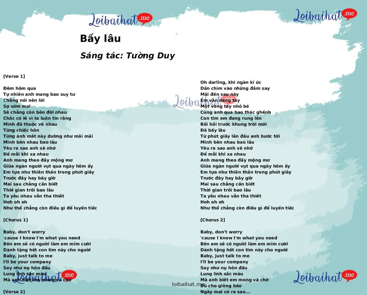 Bấy lâu