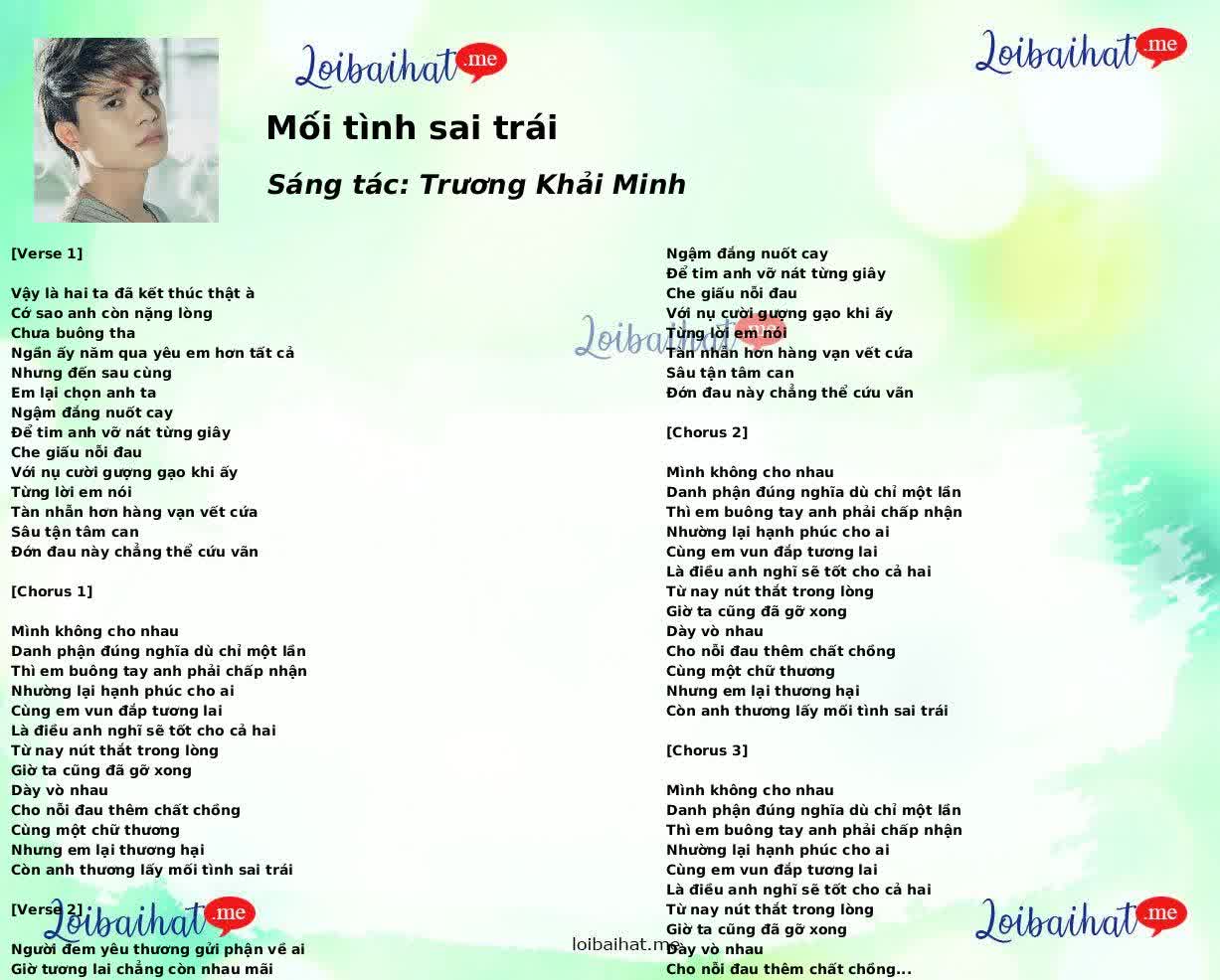 Mối tình sai trái
