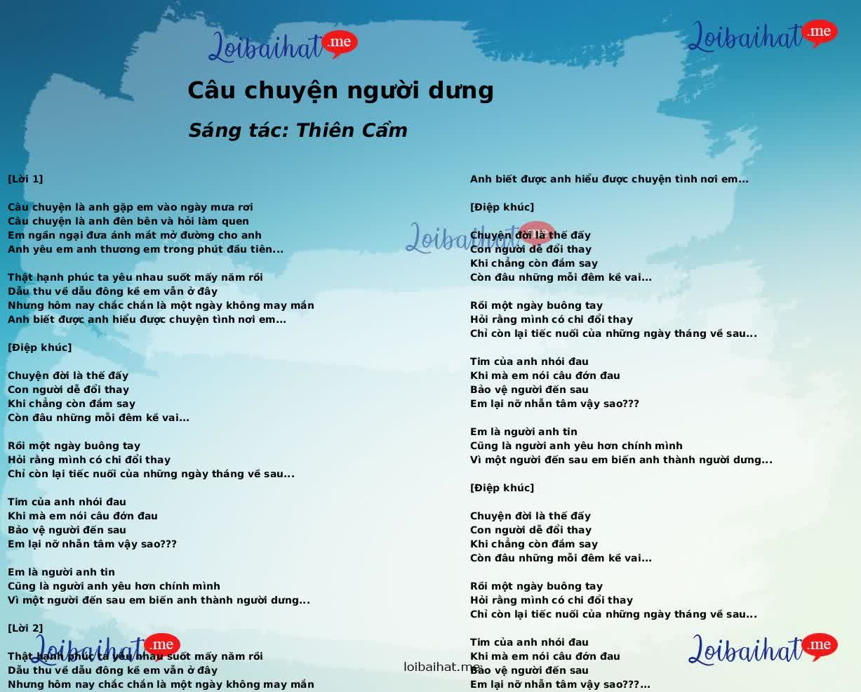 Câu chuyện người dưng